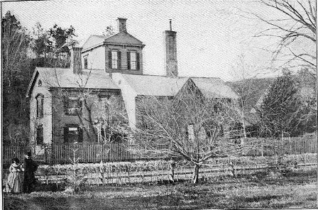 The Wayside and the Hawthornes, c. 1860